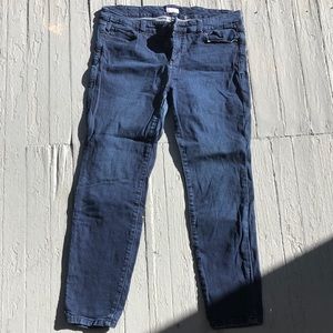 EUC ecru cropped jeans